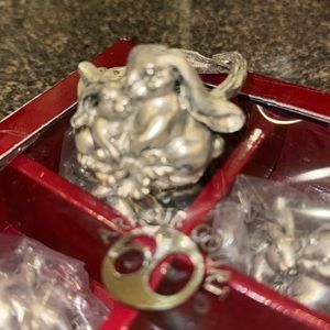 Arthur Court Vintage Bunny Napkin Rings Set